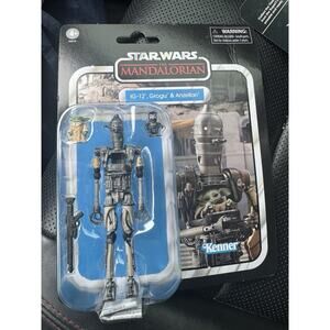 Kenner star wars The Mandalorian- Ig-12,Grogu & Anzellan action figure